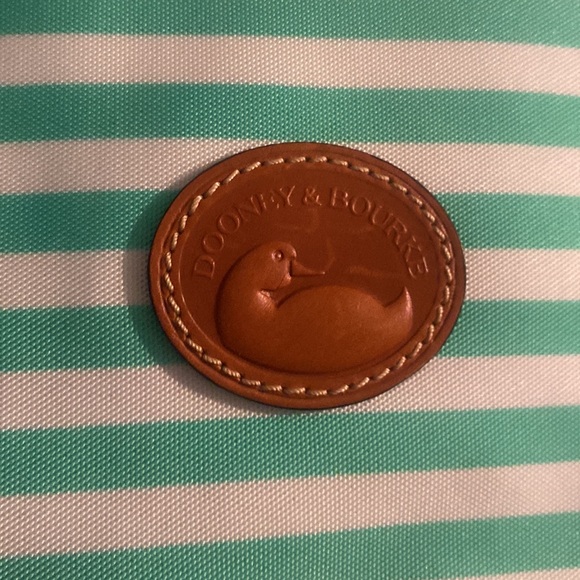 Dooney & Bourke xl canvas/leather tote 18”x13” - Picture 2 of 7